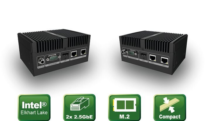 © ICP Deutschland Lüfterloses Embedded System mit Intel® Celeron® J6412 Prozessor